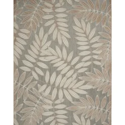 Kirkland's Home Outdoor Rugs-Natural Botanical Outdoor Area Rug, 6X9
