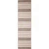 Kirkland's Home Outdoor Rugs-Natural Canva Striped Outdoor Runner
