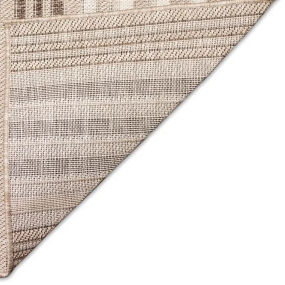 Kirkland's Home Outdoor Rugs-Natural Canva Striped Outdoor Runner