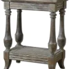 Kirkland's Home Accent & End Tables-Natural Distressed Birch Wood Accent Table