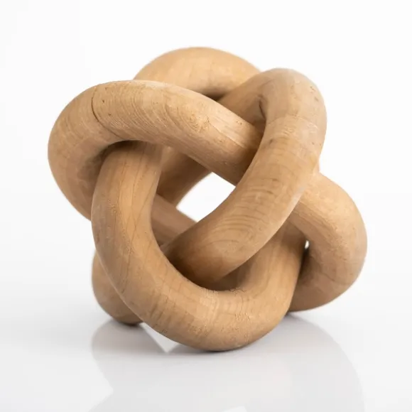Kirkland's Home Statues & Figurines-Natural Distressed Wooden Knot Sculpture