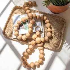 Kirkland's Home Decorative Accents-Natural Dried Gourd Garland