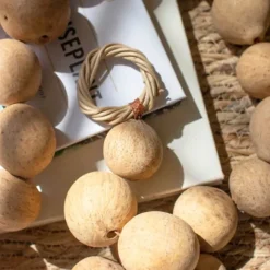 Kirkland's Home Decorative Accents-Natural Dried Gourd Garland