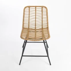 Kirkland's Home Dining Chairs-Natural Fishbone Rat Dining Chair