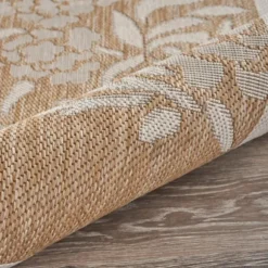 Kirkland's Home Outdoor Rugs-Natural Flamingo Indoor/Outdoor Area Rug, 5X7