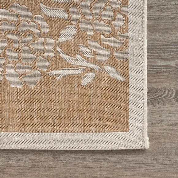 Kirkland's Home Outdoor Rugs-Natural Flamingo Indoor/Outdoor Area Rug, 5X7