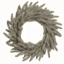 Kirkland's Home Wreaths-Natural Frosted Pine Branch Christmas Wreath