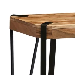 Kirkland's Home Accent & End Tables-Natural Live Edge Acacia Wood Accent Table