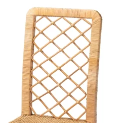 Kirkland's Home Dining Chairs-Natural Rat Woven Back Dining Chairs, Set Of 2