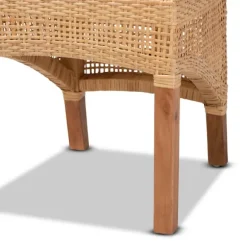 Kirkland's Home Dining Chairs-Natural Rat Woven Back Dining Chairs, Set Of 2