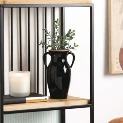 Kirkland's Home Vases-Natural Rimmed Onyx Urn Vase