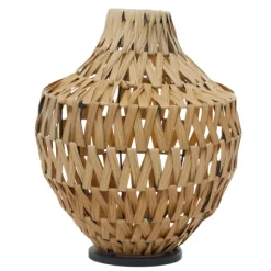 Kirkland's Home Vases-Natural Seagrass Tapered Neck Coastal Vase