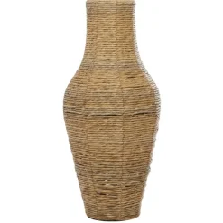 Kirkland's Home Vases-Natural Seagrass Tapered Coastal Vase, 27 In.