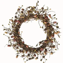 Kirkland's Home Wreaths-Natural Twig And Acorn Harvest Wreath