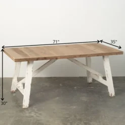 Kirkland's Home Dining Tables-Natural Weathered Wood Dining Table