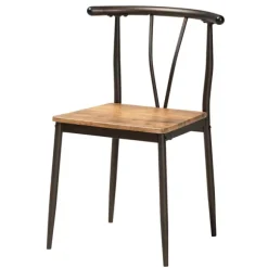 Kirkland's Home Dining Tables-Natural Wood And Metal 5-Pc. Dining Set