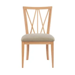 Kirkland's Home Dining Chairs-Natural Wood Architectural Dining Chairs, Set Of 2