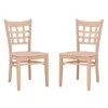 Kirkland's Home Dining Chairs-Natural Wood Curved Back Dining Chairs, Set Of 2
