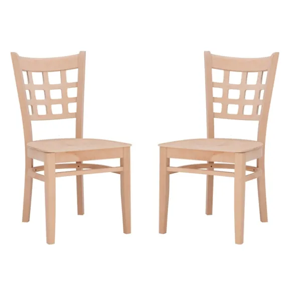 Kirkland's Home Dining Chairs-Natural Wood Curved Back Dining Chairs, Set Of 2