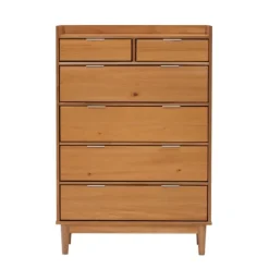 Kirkland's Home Dressers & Chests-Natural Wood 6-Drawer Simple Dresser