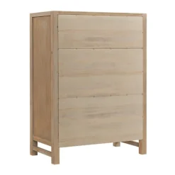 Kirkland's Home Dressers & Chests-Natural Wood Grain 5-Drawer Storage Chest