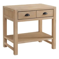 Kirkland's Home Nightstands-Natural Wood Grain Open Shelf Nights D