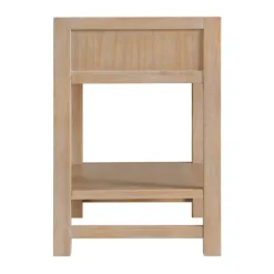 Kirkland's Home Nightstands-Natural Wood Grain Open Shelf Nights D