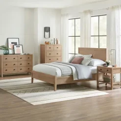 Kirkland's Home Nightstands-Natural Wood Grain Open Shelf Nights D
