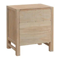 Kirkland's Home Nightstands-Natural Wood Grain Open Storage Nights D