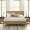 Kirkland's Home Beds & Headboards-Natural Wood Grain Panel King Bed