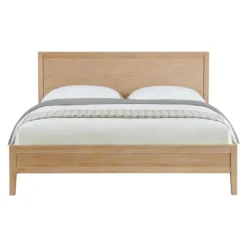 Kirkland's Home Beds & Headboards-Natural Wood Grain Panel King Bed