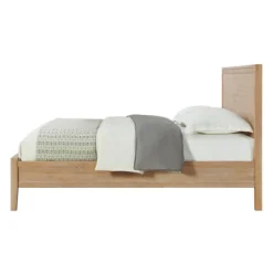 Kirkland's Home Beds & Headboards-Natural Wood Grain Panel King Bed
