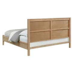 Kirkland's Home Beds & Headboards-Natural Wood Grain Panel King Bed