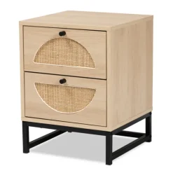 Kirkland's Home Nightstands-Natural Wood Rat Cut Out Nights D