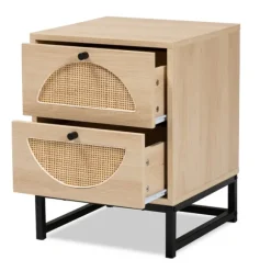 Kirkland's Home Nightstands-Natural Wood Rat Cut Out Nights D
