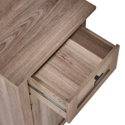Kirkland's Home Bathroom Furniture-Natural Wood Single Door Cabinet