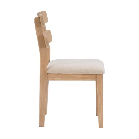 Kirkland's Home Dining Chairs-Natural Wood Slatted Back Dining Chairs, Set Of 2