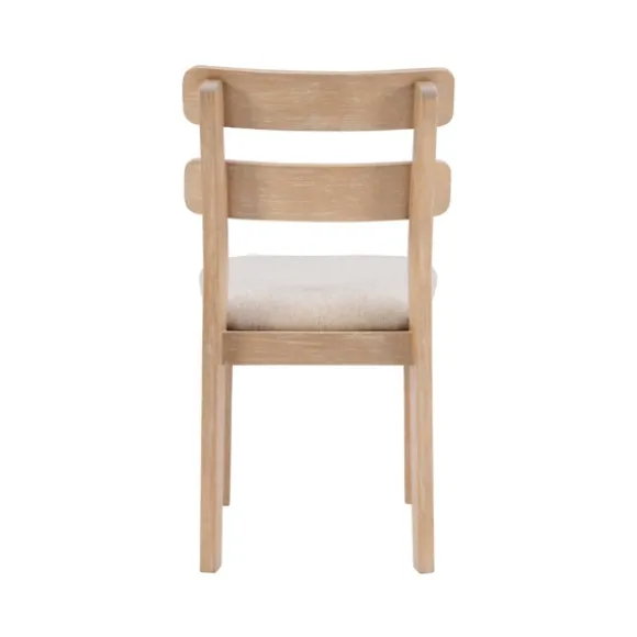 Kirkland's Home Dining Chairs-Natural Wood Slatted Back Dining Chairs, Set Of 2