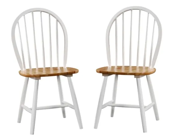 Kirkland's Home Dining Chairs-Natural Wooden Dining Chairs, Set Of 2