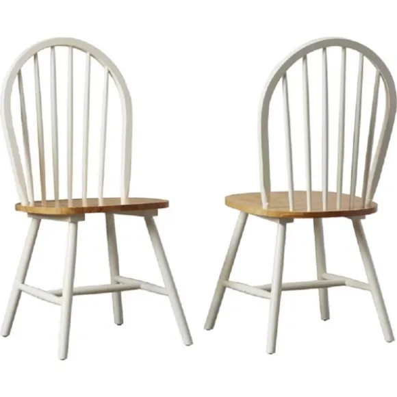 Kirkland's Home Dining Chairs-Natural Wooden Dining Chairs, Set Of 2