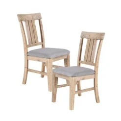 Kirkland's Home Dining Chairs-Natural Wooden Sonoma Dining Chairs, Set Of 2