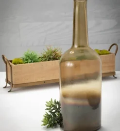 Kirkland's Home Decorative Trays-Natural Wooden Tray With Metal Handles