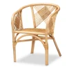 Kirkland's Home Dining Chairs-Natural Woven Rat X-Back Dining Chair