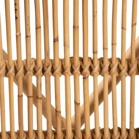 Kirkland's Home Dining Chairs-Natural Woven Rat X-Back Dining Chair