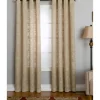 Kirkland's Home Curtains & Drapes-Natural Woven Single Curtain Panel, 84 In.