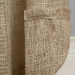 Kirkland's Home Curtains & Drapes-Natural Woven Single Curtain Panel, 84 In.