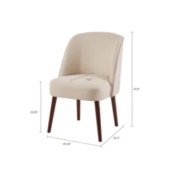 Kirkland's Home Dining Chairs-Natural Wraparound Back Dining Chair