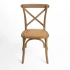 Kirkland's Home Dining Chairs-Natural X Frame Cane Seat Dining Chair