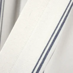 Kirkland's Home Curtains & Drapes-Navy And White Farmhouse Stripe Valance