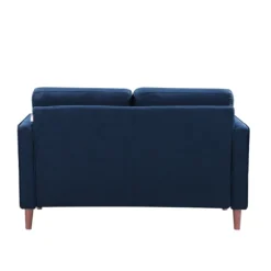 Kirkland's Home Sofas & Loveseats-Navy Chelsea Modern Loveseat